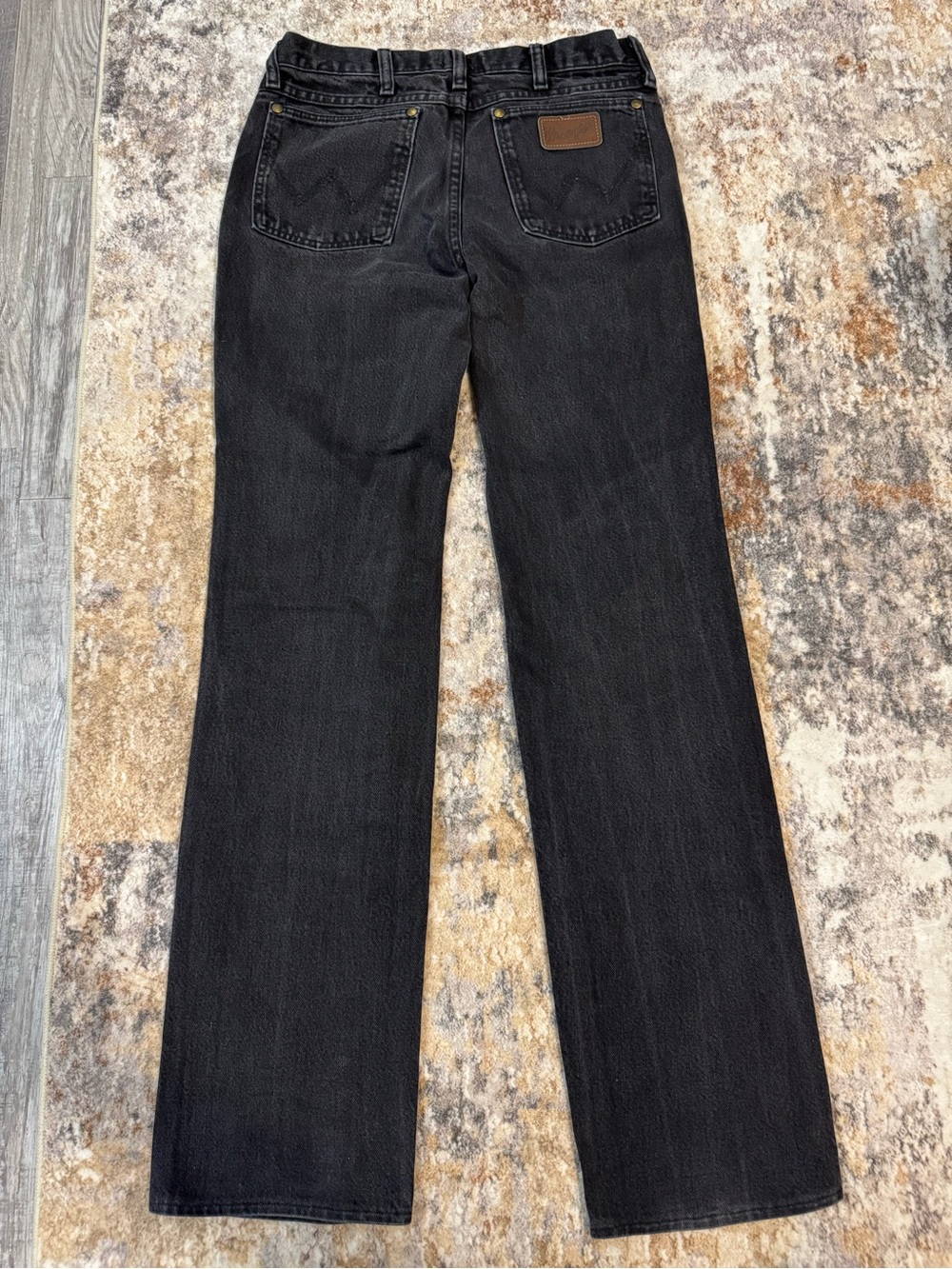 Wrangler Women’s Black Straight Leg Jeans